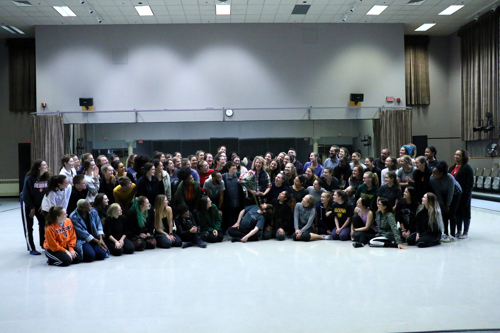 Group photo from Stevie Oakes' award presentation