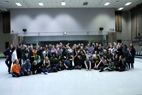 Group photo from Stevie Oakes' award presentation
