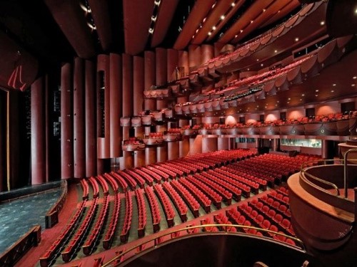 The seats at Wortham Center